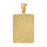 14k Yellow Gold Mile Zero Road Sign Pendant, Key West Travel Charm, Florida Adventure Jewelry