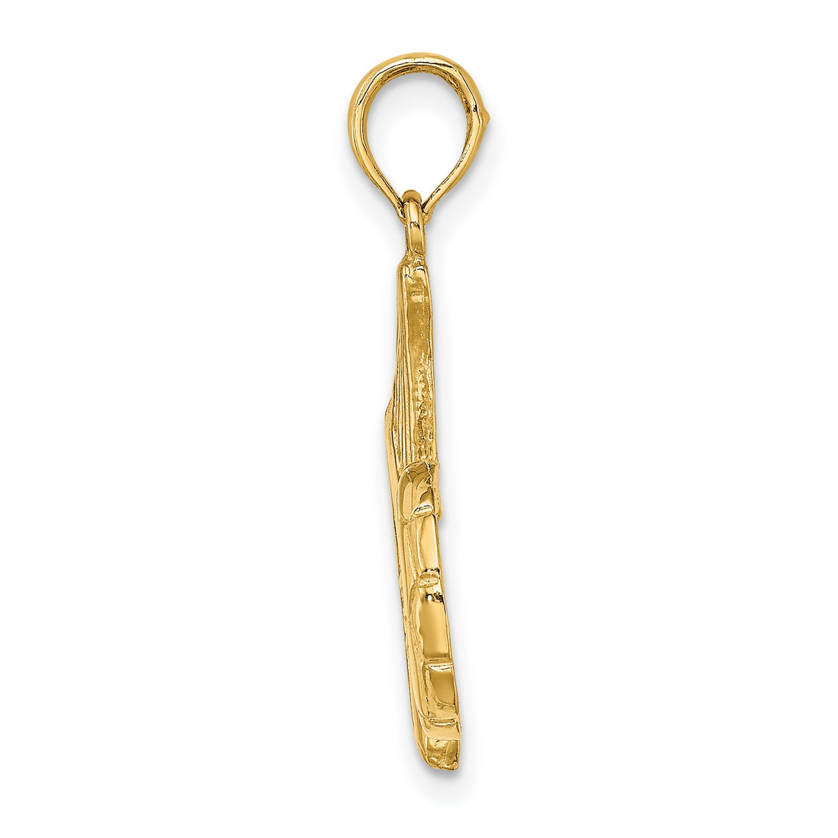 14k Yellow Gold Soccer Pendant with Cleat and Ball Design, Unisex Sports Jewelry