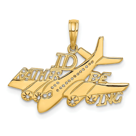 14k Yellow Gold Crucifix Pendant, Textured Christian Cross Charm, Catholic Religious Jewelry