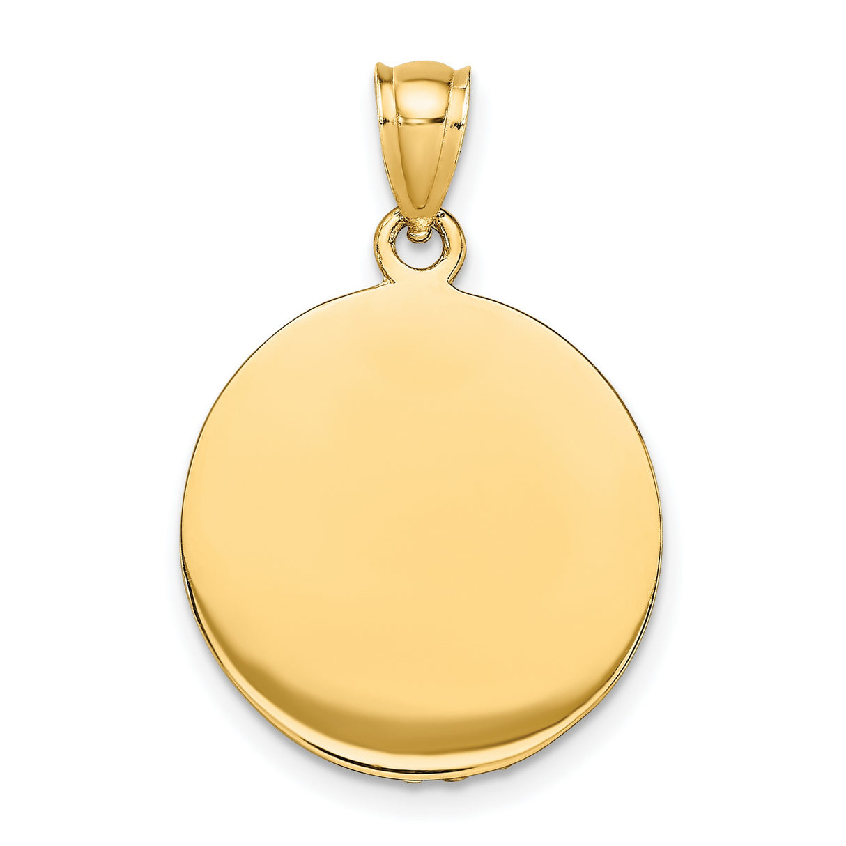 14k Multi-Tone Gold Military Hat Pendant, Detailed Service Cap Design, Patriotic Theme for Men