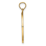 Reversible CHILDS PRAYER with Boy Charm Pendant in Real 14k Multi-Tone Gold