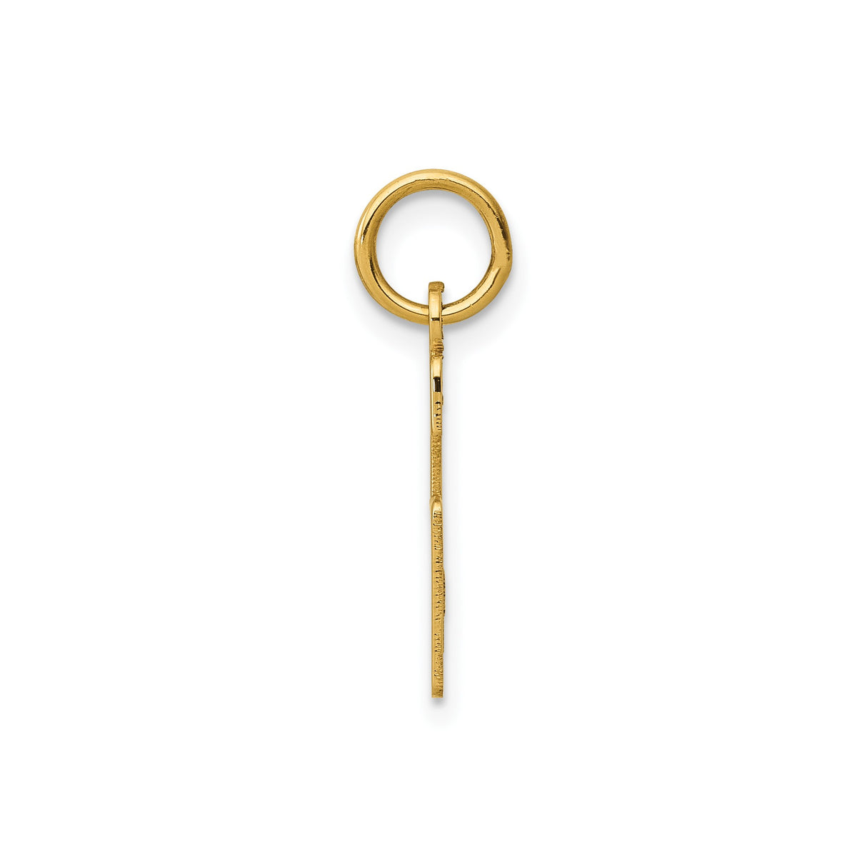 14k Yellow Gold Orthodox Cross Pendant, Modern Geometric Christian Religious Jewelry