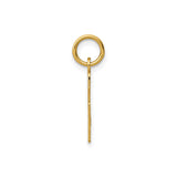 14k Yellow Gold Orthodox Cross Pendant, Modern Geometric Christian Religious Jewelry