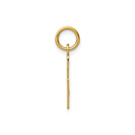 14k Yellow Gold Orthodox Cross Pendant, Modern Geometric Christian Religious Jewelry