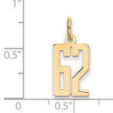 14k Yellow Gold Chai Pendant with Hebrew Symbol of Life, Jewish Faith Charm
