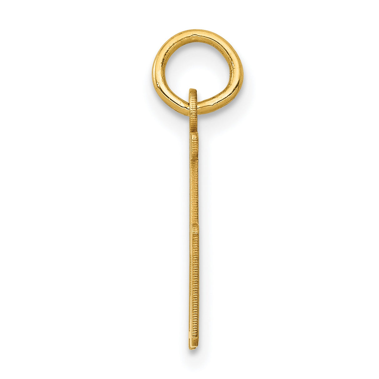 14k Yellow Gold Pendant, Chai Hebrew Symbol, Jewish Faith Charm for Women or Unisex Wear