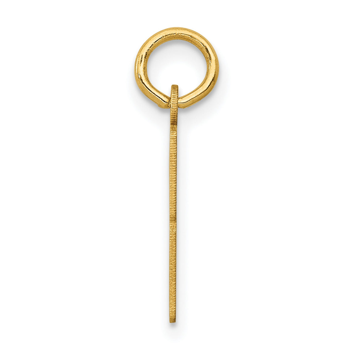 14k Yellow Gold Number 83 Pendant, Bold Cutout Sports Charm, Polished Unisex Jewelry