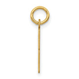 14k Yellow Gold Number 83 Pendant, Bold Cutout Sports Charm, Polished Unisex Jewelry