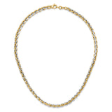 14K Two-tone Gold 5.5 mm Polished Chain Necklace alternate angle
