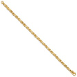 14K Yellow Gold 4.1 mm Polished Chain Bracelet, Solid