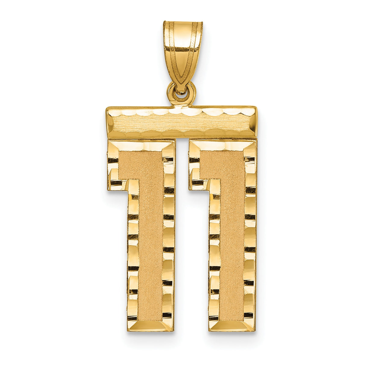 14k Yellow Gold Chai Pendant, Hebrew Symbol of Life and Faith, Unisex Jewish Charm