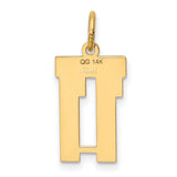 14k Yellow Gold Hebrew Chai Pendant, Jewish Life Symbol Charm for Men and Women
