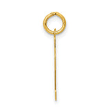 14k Yellow Gold Number 22 Pendant, Bold Block Numerals, Athletic Jersey Charm for Men or Unisex