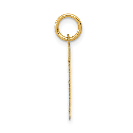 14k Yellow Gold Chai Pendant, Hebrew Symbol of Life and Vitality, Unisex Jewish Charm