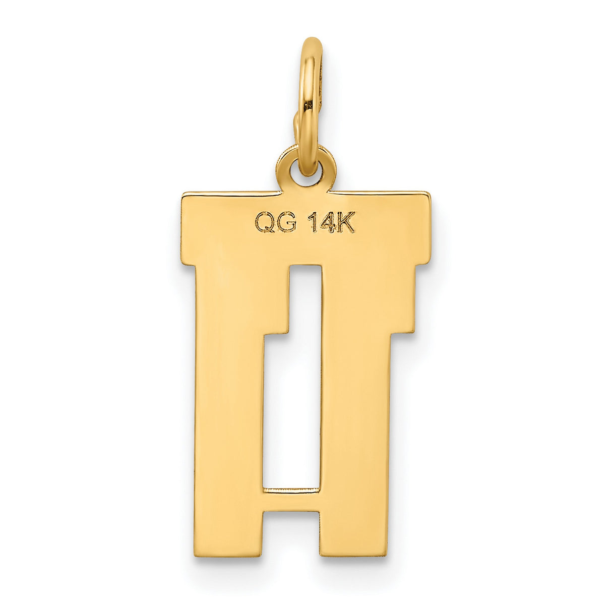14k Yellow Gold Chai Pendant, Hebrew Symbol of Life and Vitality, Unisex Jewish Charm