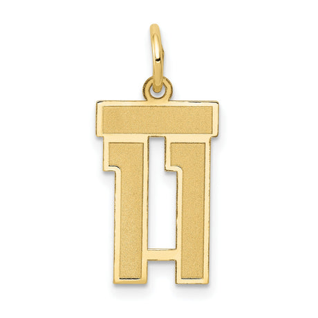 14k Yellow Gold Chai Pendant, Hebrew Symbol of Life and Vitality, Unisex Jewish Charm