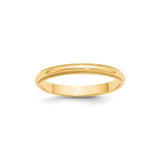 14k Yellow Gold Milgrain, Domed wedding band ring