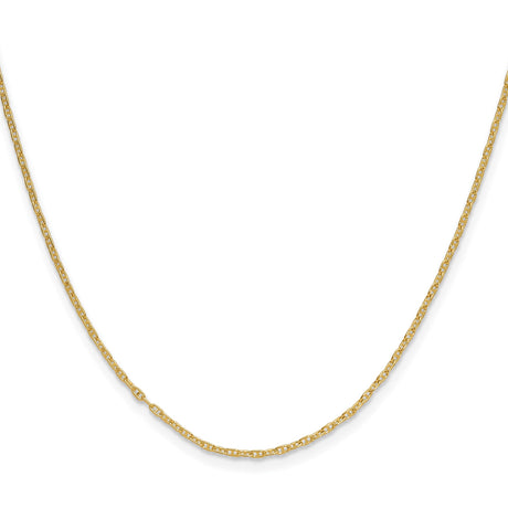 14K Yellow Gold 1.5 mm Polished Chain Necklace