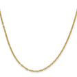 14K Yellow Gold 1.8 mm Polished Chain Necklace