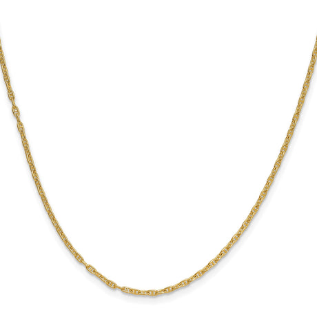 14K Yellow Gold 1.8 mm Polished Chain Necklace