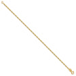 14K Yellow Gold 1.8 mm Polished Chain Bracelet
