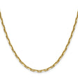 14K Yellow Gold 3.3 mm Polished Chain Necklace