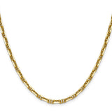 14K Yellow Gold 3.9 mm Polished Chain Necklace
