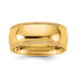 10k Yellow Gold Milgrain, Comfort Fit wedding band ring