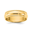 10k Yellow Gold Milgrain, Lightweight wedding band ring