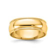 14k Yellow Gold Milgrain, Lightweight wedding band ring