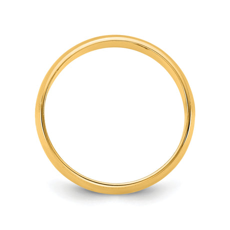 10k Yellow Gold Milgrain, Lightweight wedding band ring alternate angle