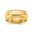 10k Yellow Gold Milgrain, Lightweight wedding band ring