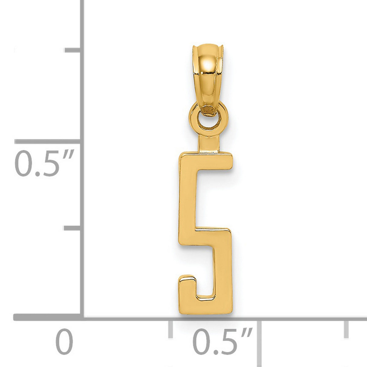 14k Yellow Gold Chai Pendant Featuring Hebrew Symbol of Life, Jewish Faith Jewelry