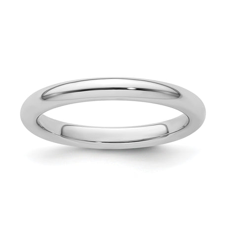 White Gold Comfort Fit wedding band ring
