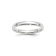 White Gold Comfort Fit wedding band ring