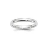 White Gold Comfort Fit wedding band ring