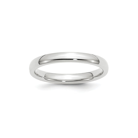 White Gold Comfort Fit wedding band ring