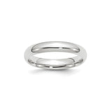White Gold Comfort Fit wedding band ring