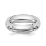 White Gold Comfort Fit wedding band ring