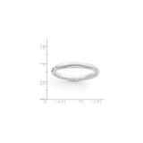 White Gold Comfort Fit, Lightweight wedding band ring shown for scale