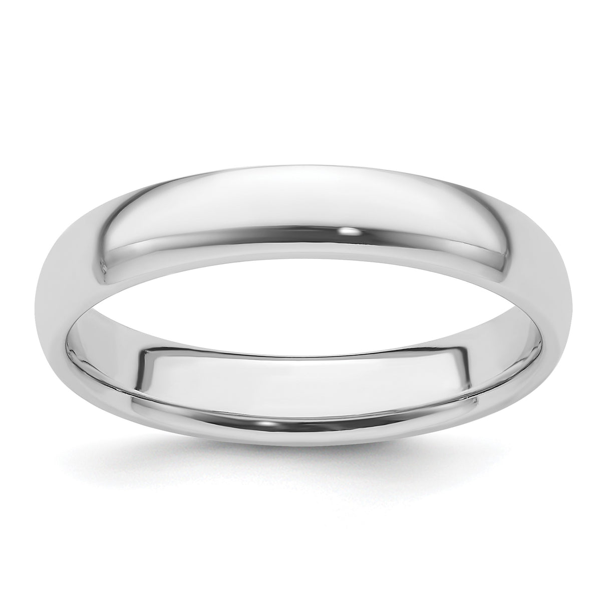 White Gold Comfort Fit, Lightweight wedding band ring
