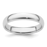 White Gold Comfort Fit, Lightweight wedding band ring