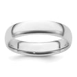 White Gold Comfort Fit, Lightweight wedding band ring