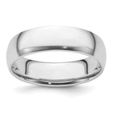 White Gold Comfort Fit, Lightweight wedding band ring
