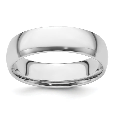 White Gold Comfort Fit, Lightweight wedding band ring