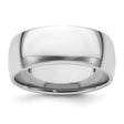 White Gold Comfort Fit, Lightweight wedding band ring