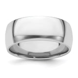 White Gold Comfort Fit, Lightweight wedding band ring