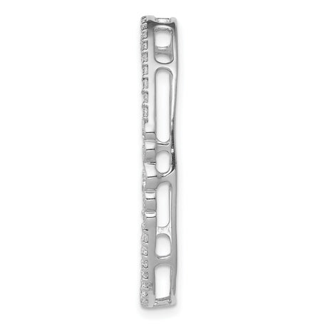 14k White Gold Diamond Tennis Bracelet, Round Cut, Classic Elegant Design for Women