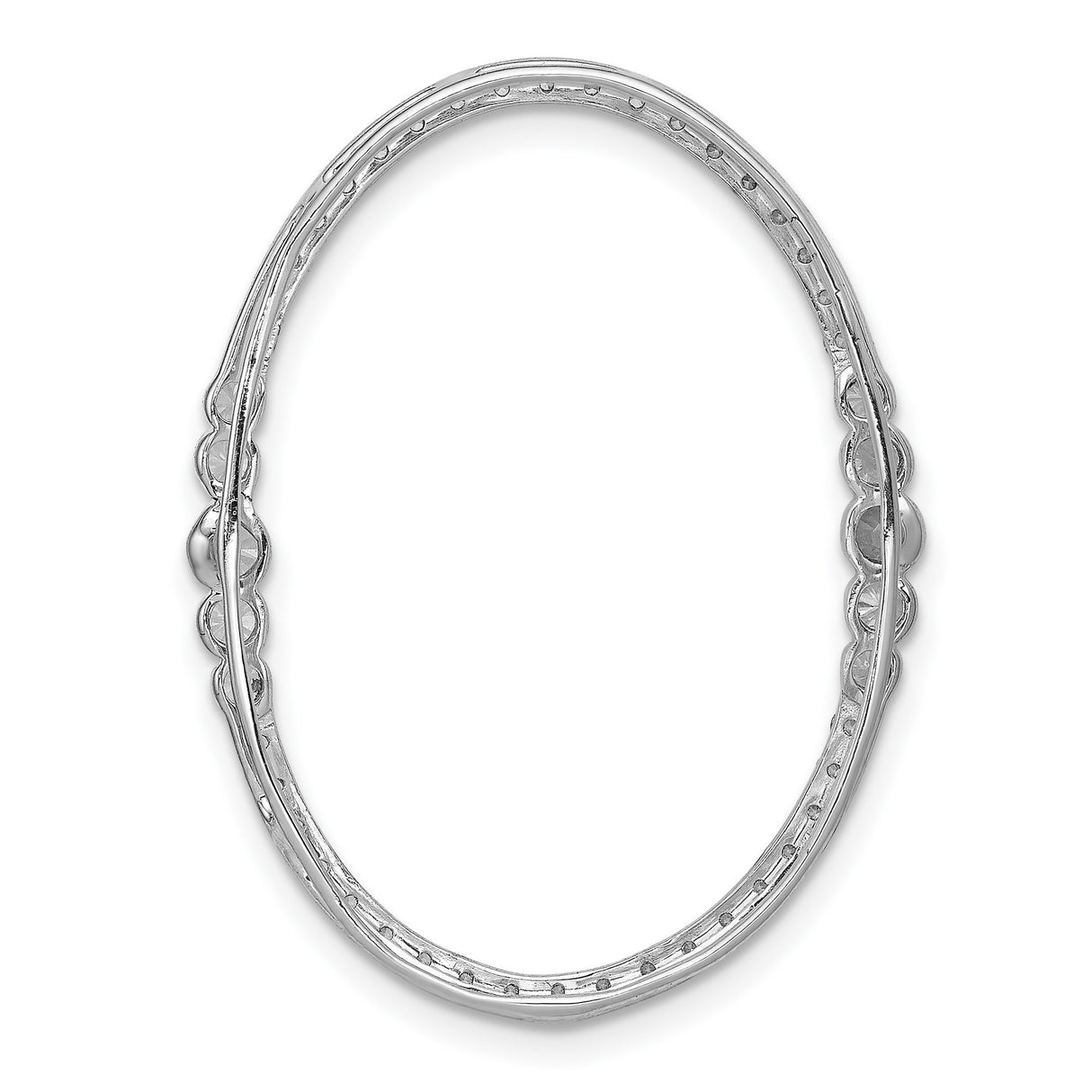 14k White Gold Diamond Tennis Bracelet, Round Cut, Classic Elegant Design for Women