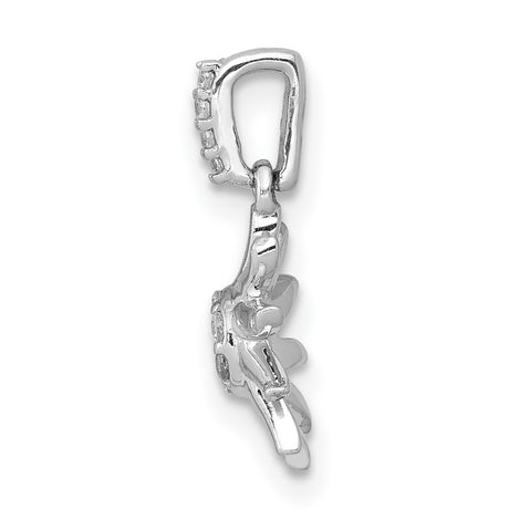 14k White Gold Sunburst Pendant with Diamond Accents, Spiritual Vitality Design for Women